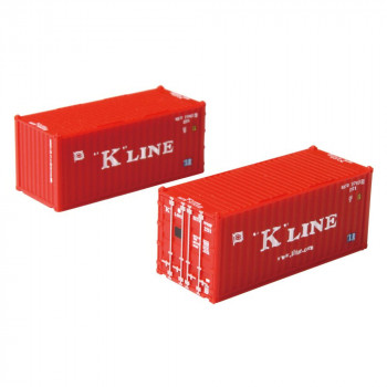 海上コンテナ 20f K-Line 2個入り A108-2