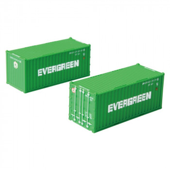 海上コンテナ 20f EVERGREEN 2個入り A108-4