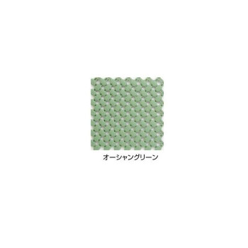スノコ　ラグーンマット　20×20cm　10ピースセット　オーシャングリーン