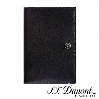 S.T. Dupont　エス・テー・デュポン　ラインD　パスポートカバー　ブラック　180012