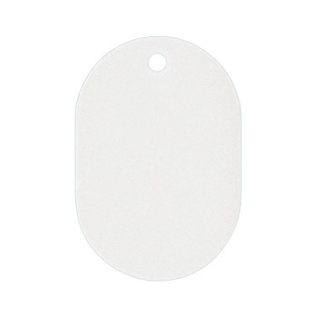 ORIONS　プラスチック番号札(大)　無地　50枚入り　ホワイト　NO.16C-W
