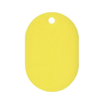 ORIONS　プラスチック番号札(大)　無地　50枚入り　イエロー　NO.16C-Y