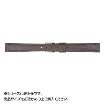 MIMOSA(ミモザ) 時計バンド EMカーフ 14mm ダークブラウン (美錠:銀) CEM-B14