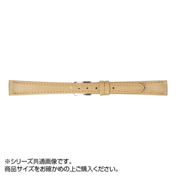 MIMOSA(ミモザ) 時計バンド Eカーフ 10mm キャメル (美錠:銀) CE-CM10