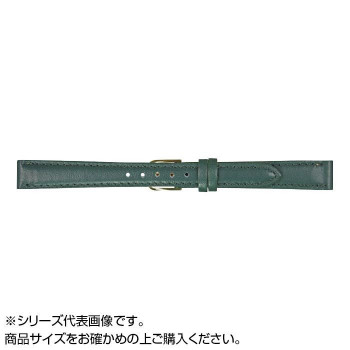 MIMOSA(ミモザ) 時計バンド ベビーカーフKC 10mm グリーン (美錠:金) CKC-G10