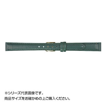 MIMOSA(ミモザ) 時計バンド ベビーカーフKC 13mm グリーン (美錠:金) CKC-G13