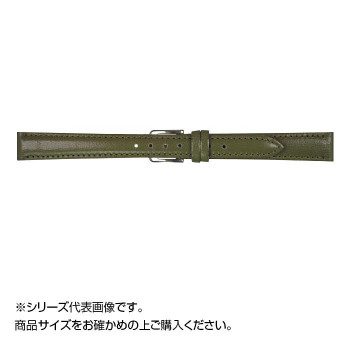 MIMOSA(ミモザ) 時計バンド キッド 10mm カーキ (美錠:銀) ZK-KH10