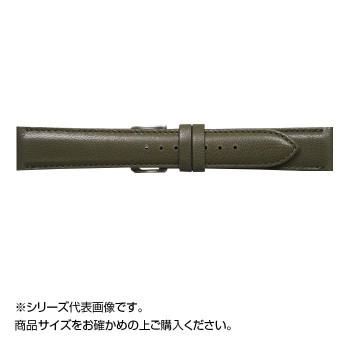 MIMOSA(ミモザ) 時計バンド キッド 18mm カーキ (美錠:銀) ZK-KH18