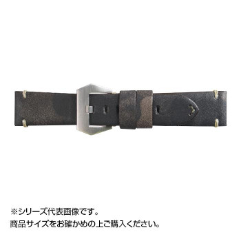 Emitta(エミッタ) 時計バンド ツヴァイ 24mm グレー (美錠:銀) ETP-ZG24