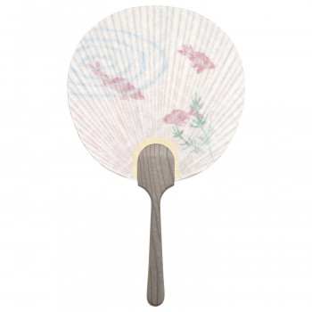 日本製(MADE IN JAPAN)  うちわ 夏づくし 金魚 2351