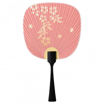 日本製(MADE IN JAPAN)  豆都うちわ 桜 3506