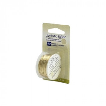 Artistic Wire(アーティスティックワイヤー) ノンターニッシュブラス 0.64mm×約7.3m 22