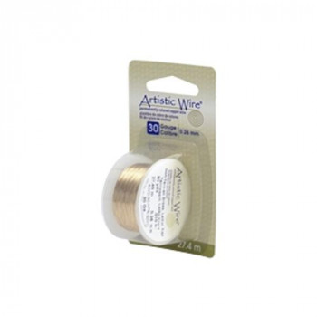 Artistic Wire(アーティスティックワイヤー) ノンターニッシュブラス 0.25mm×約27.4m 30