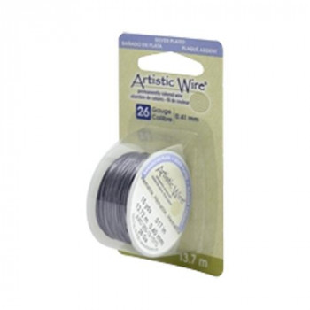 Artistic Wire(アーティスティックワイヤー) ヘマタイト 0.4mm×約13.7m 26