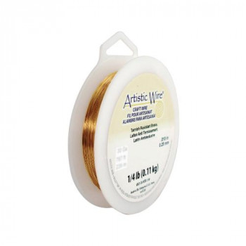 Artistic Wire(アーティスティックワイヤー) ロングスプールス(業務用) ノンターニッシュブラス 0.6mm×約38m 22
