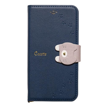 Cocotte iPhone8/7/6s兼用手帳型スマホケース iP7-COT06 ネイビー