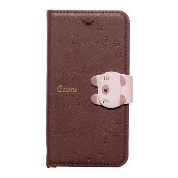 Cocotte iPhone8/7/6s兼用手帳型スマホケース iP7-COT07 ブラウン