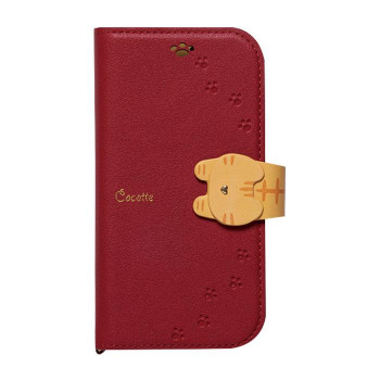 Cocotte らくらくスマートフォンme F-01L専用手帳型スマホケース RKF-COT04 レッド