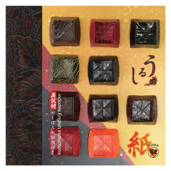 うるし紙 10枚入 150×150mm P0095 10セット