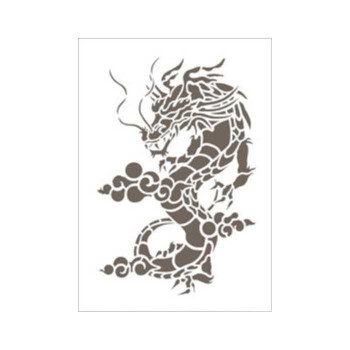 シール式ステンシル　昇竜 8822-1001