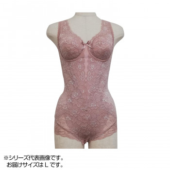 TAMURA Yauco 総レース多機能ボディスーツ TYN90 アッシュローズ L-TYN90-111-L
