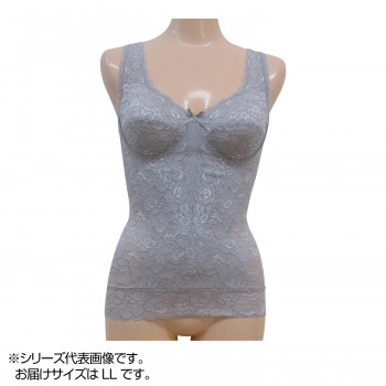 TAMURA Yauco 総レース多機能ボディシェーパー TYP90 パウダーグレー LL-TYP90-224-LL