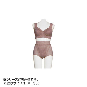 TAMURA Yauco 総レース多機能ブラジャー TYA90 モカ3L-TYA90-008-3L