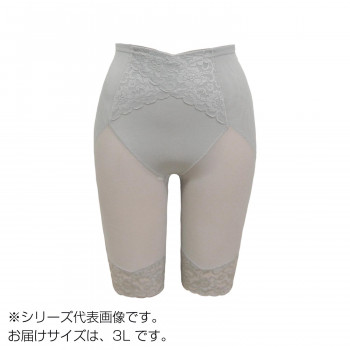 TAMURA EPARINA レディメイクロングガードル TPH17 グレー3L-TPH17-224-3L