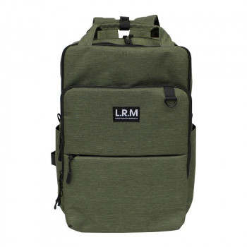 L.R.M 10ポケット スクエア3層リュック CMK19-0541 カーキ