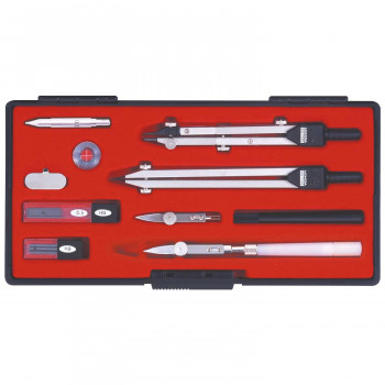 KD型製図器　SE　12品組A　烏口入り　1-730-7023