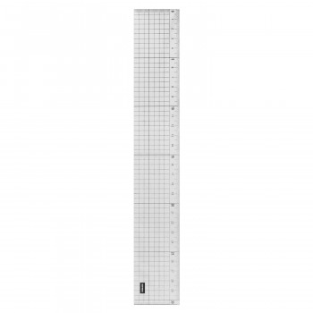 端目盛り定規　方眼　30cm×3mm　7-460-0013