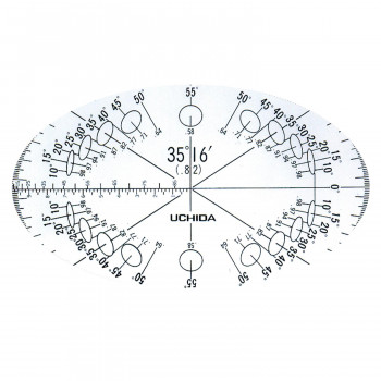 立体分度器　35度16′　1-822-0203