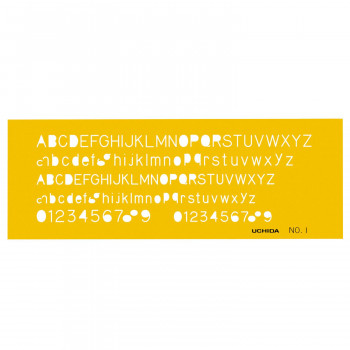 テンプレート　NO1　英字・数字　1-843-1001