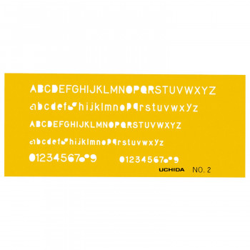 テンプレート　NO2　英字・数字　1-843-1002
