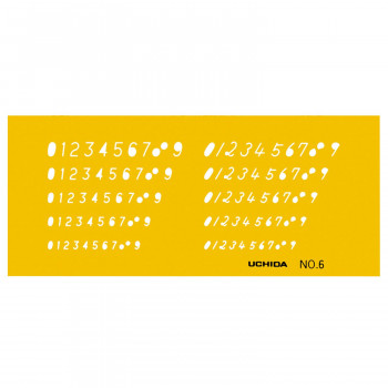 テンプレート　NO6　数字　1-843-1006