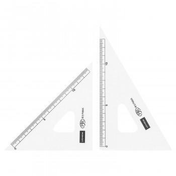 三角定規　15cm×2mm　目盛り付き　1-809-1502