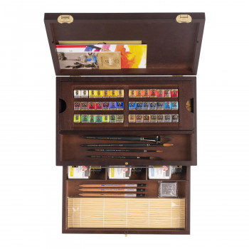 レンブラント固形水彩　マスターボックス42色セット　T0584-0012　410898