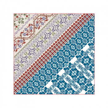 トレシー デザインクロス ツートンデザイン 24×24cm A 2424P-WOO TC4 北欧柄
