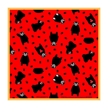 トレシー くまモン 19×19cm A1919P-KUMAMON P158 赤
