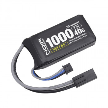 G-FORCE ジーフォース Noir Suppression LiPo 7.4V 1000mAh 40C PEQインタイプ GFG935