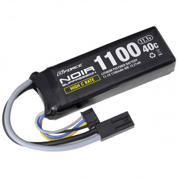 G-FORCE ジーフォース Noir Suppression LiPo 11.1V 1100mAh 40C ミニS互換サイズ GFG936