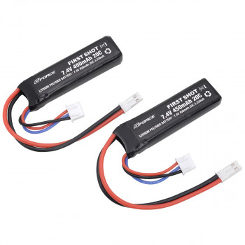 G-FORCE ジーフォース FIRST SHOT LiPo 7.4V 450mAh ハンドガン用(2本入) GFG991