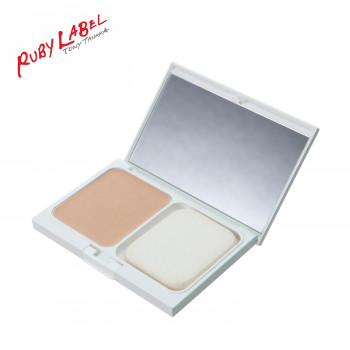 TONY TANAKA(トニータナカ)　RUBY LABEL(ルビーレーベル) パウダーインファンデーション02/ピンクベージュ 10g ケース付