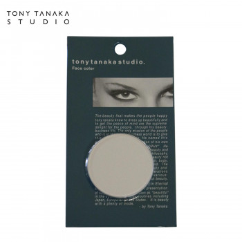 TONY TANAKA(トニータナカ)　TONY TANAKA STUDIO　フェイスカラー　ホワイト　C-1　1穴コンパクト付