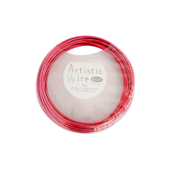 Artistic Wire(アーティスティックワイヤー)　カラーアルミ線　アカ　1.0mm×10m