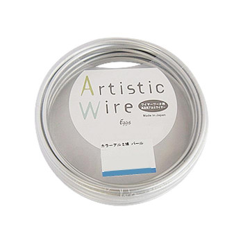 Artistic Wire(アーティスティックワイヤー)　カラーアルミ線　パール　3.0mm×10m