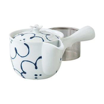 西海陶器 波佐見焼 花紋 SS雀口急須 73457