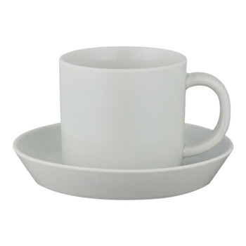 西海陶器 波佐見焼 コモン コーヒーカップ＆ソーサー 灰 18282