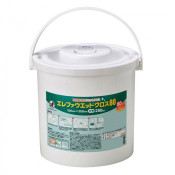 ハクゾウメディカル エレファウエット クロス80 容器入 大判 150×300mm 250枚入 2600194