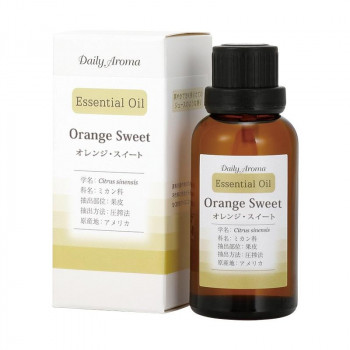 デイリーアロマジャパン　エッセンシャルオイル　オレンジスィート　30ml　33655
